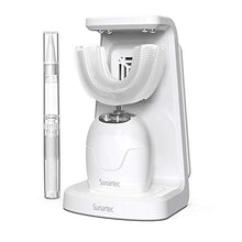 Load image into Gallery viewer, Sunartec Teeth Whitening Light Kits, Sonic Electric Toothbrush for Adults New Generation U-shaped Toothbrushes with 4 Modes Professional Blue Cold LED Light Tooth Whitening

