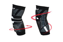 Load image into Gallery viewer, Venom Strapped Elbow Brace Compression Sleeve - Elastic Support, Tendonitis Pain, Tennis Elbow, Golfer's Elbow, Arthritis, Bursitis, Basketball, Baseball, Golf, Lifting, Sports, Men, Women (Small)
