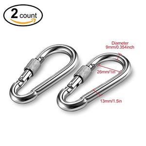 AusKit Swing Swivel, 30 KN Safest Rotational Device Hanging Accessory for Web Tree Swing, Therapy Swing, Aerial Dance, Swing Spinner Hanger, Rock Climbing, Hanging Hammocks (Orange)