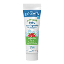 Load image into Gallery viewer, Dr. Brown's Baby Toothpaste, Strawberry Flavor, 40g
