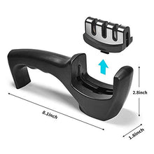 Load image into Gallery viewer, Knife Sharpeners,3 Stages Knife Sharpener Professional Kitchen Sharpening Stone Tungsten Steel Ceramic Kitchen Knives Accessories
