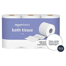 Load image into Gallery viewer, Amazon Basics 2-Ply Toilet Paper 5 Packs, 6 Rolls per pack (30 Rolls total) (Previously Solimo)
