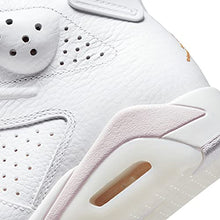 Load image into Gallery viewer, Nike Women's Air Jordan 6 WMNS Gold Hoops, White/Sail/Metallic Gold/Barel, 11.5W
