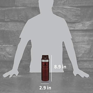 Stanley Classic Trigger Action Travel Mug 16 oz –Leak Proof + Packable Hot & Cold Thermos – Double Wall Vacuum Insulated Tumbler for Coffee, Tea & Drinks – BPA Free Stainless-Steel Travel Cup