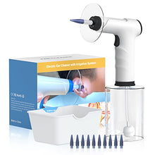 Load image into Gallery viewer, Electric Ear Wax Removal Kit with SoftSpray Safe and Effective Ear Cleaner with 4 Pressure Settings for Ear Wax Buildup Complete Ear Cleaning Irrigation Kit, Black
