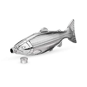 Foster & Rye Stainless Steel Trout Flask, Metallic, 4 oz