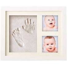Load image into Gallery viewer, Baby Handprint and Footprint Kit | Keepsake For Newborn Boys &amp; Girls, Baby Girl Gifts &amp; Baby Boy Gifts, New Mom Baby Shower Gifts, Baby Milestone Picture Frames Baby Registry, Nursery Decor
