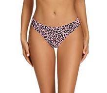Load image into Gallery viewer, VOENXE Seamless Thongs for Women No Show Thong Underwear Women 5-10 Pack (G-5 Pack Leopard Print, Medium)

