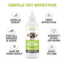 Load image into Gallery viewer, Mighty Petz Dog Ear Cleaner Solution MAX Hemp Glucosamine for Dogs Pouch
