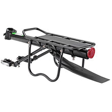 Load image into Gallery viewer, ROCKBROS Bike Bicycle Cargo Rack Rear Bike Rack for Back of Bike Carrier Rack with Fender Quick Release Mountain Road Bicycle Rear Racks 110-165 lbs Capacity Universal
