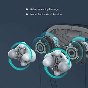 Neck Shoulder Massage with Soothing Heat, Electric Shiatsu Back Massager 3D Deep Tissue Kneading Massagers for Full Body Muscle Pain Relief Relax, Christmas Birthday Gift