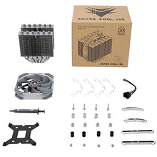 Load image into Gallery viewer, Thermalright Silver Soul 135 Dual Tower CPU Air Cooler, 6x6mm Heat Pipes, 135mm Height, TL-D12PRO-G PWM Fan, Aluminium Heatsink Cover, AGHP Technology, for AMD AM4/Intel LGA1200/1150/1151
