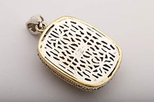 Load image into Gallery viewer, Stunning Turkish Handmade Jewelry Round Cut Sapphire Emerald Turquoise Pink Ruby Amethyst Black Onyx Topaz Zircon Stone 925 Sterling Silver Pendant
