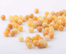 Load image into Gallery viewer, Natural Stone Beads 100pcs 8mm Yellow Aventurine Round Genuine Real Stone Beading Loose Gemstone Hole Size 1mm DIY Smooth Beads for Bracelet Necklace Earrings Jewelry Making (Yellow Aventurine, 8mm)
