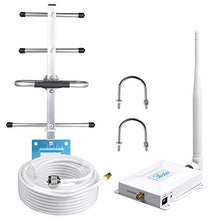 Load image into Gallery viewer, AT&amp;T Cell Phone Signal Booster Cricket T-Mobile Cell Booster ATT Booster 4G LTE Band 12/17 700mhz Cell Phone Booster Repeater Home ATT Cell Signal Booster Amplifier Yagi Antenna Kit Boosts Data/Calls
