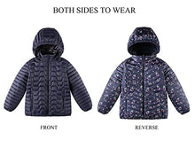 Load image into Gallery viewer, QLZ Girls Long Down Coat,Puffer Jacket,3-14 Years,Double-sided Wear，Camouflage
