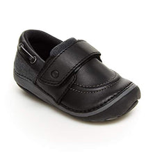Load image into Gallery viewer, Stride Rite Boy's Soft Motion Wally Athletic Sneaker, Black, 6 Wide Toddler
