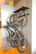 Load image into Gallery viewer, StoreYourBoard Bike Rack + Storage Shelf, Holds 5 Bicycles, Garage Adjustable Bike Wall Mount
