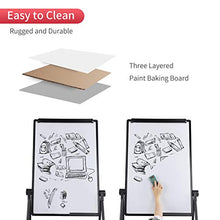 Load image into Gallery viewer, Scool Stand White Board, Double Sided Magnetic Dry Erase Board Portable Whiteboard 36 24 inch, Perfect for Classroom, Preschool, Homeschool, Restaurant and Presentation
