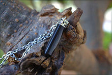 Load image into Gallery viewer, Natural Black Tourmaline Crystal Healing Necklace - for Root Chakra | Dispels Negative Energy. Guards Against Environmental Pollutants. Natural Stress Aid. Stimulates Optimism, Awareness, Happiness
