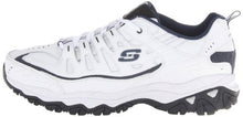 Load image into Gallery viewer, Skechers Sport Men's Fit Reprint Oxford,White/Navy,10 M US

