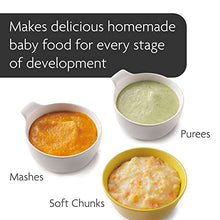 Load image into Gallery viewer, Baby Brezza One Step Baby Food Maker Deluxe – Automatically Steams &amp; Blends Homemade Baby Food – Easy Way to Make Organic Food for Infants and Toddlers - Includes 3 Food Pouches &amp; Filling Funnels

