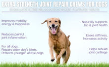 Load image into Gallery viewer, Joint Repair Advanced Hip &amp; Joint Health Supplement for Dogs. Naturally Relieves Arthritis, Pain &amp; Inflammation. Extra Strength Soft Chew Treats with Glucosamine, Chondroitin &amp; MSM Improve Mobility
