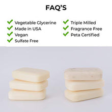 Load image into Gallery viewer, O Naturals 6pcs Natural Bar Soap Collection, Soap Gift Set, Spa Gifts for Women &amp; Men, Organic Body Wash Soap Bar &amp; Face Soap for Acne - 100% Natural, Triple Milled Soap Bars with Essential Oils 4oz
