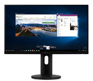 Acer ET241Y Abmir 23.8" Full HD (1920 x 1080) IPS Zero Frame Monitor with Tilt/Height Adjustment and Built-in Speakers (HDMI & VGA port),Black