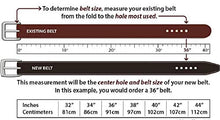 Load image into Gallery viewer, Handmade Double Hole Belt Genuine Bridle Leather 1.5 Inches Wide
