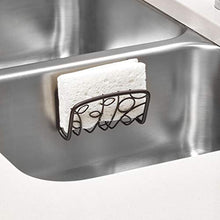 Load image into Gallery viewer, iDesign Twigz Sink Suction Holder for Sponges, Scrubbers, Soap in Kitchen, Bathroom, 5.15&quot; x 5.2&quot; x 2.3&quot;, Bronze
