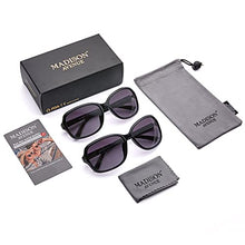 Load image into Gallery viewer, Madison Avenue 2 Pack Classic Vintage Sunglasses for Women, Fashion Sun Glasses with UV400 Protection
