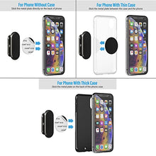 Load image into Gallery viewer, 【2 Pack】 TT&amp;C Magnetic Car Zinc Alloy Phone Mount【Upgrade Magnet 8pcs】 Universal Dashboard Holder, Cell Phone Grip Car Kits, 360° Adjustable Super Strong Magnet for Samsung,iPhone, LG (Black)
