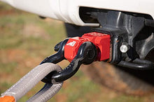 Load image into Gallery viewer, AGENCY 6 Recovery Shackle Block Assembly 2 INCH Double Hole Powder Coat RED - Hitch Receiver Block - Proudly Made in The USA with US Certified Materials - Includes Hitch pin and D-Ring
