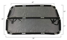 Load image into Gallery viewer, Bushwhacker - Deluxe Dog Barrier 50" Wide - Ideal for Smaller Cars, Trucks, and SUVs CUVs - Pet Restraint Car Backseat Divider Vehicle Gate Cargo Area Travel Trunk Mesh Net Screen Barricade
