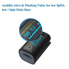 Load image into Gallery viewer, Wellue Bluetooth Pulse Oximeter Fingertip, Blood Oxygen Saturation Monitor with Alarm, Free APP,Batteries, Carry Bag &amp; Lanyard
