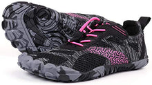 Load image into Gallery viewer, JOOMRA Women's Trail Running Minimal Shoes Camping Trekking Toes Ladies Hiking Glove Workout Treadmil Sneaker Barefoot Walking Footwear Red Size 11
