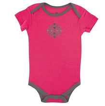 Load image into Gallery viewer, Yoga Sprout Hoodie, Bodysuit, and Pants Set, Pink Medallion, 3-6 Months

