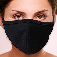 Load image into Gallery viewer, Cooraby 9 Pack Cotton Mouth Mask Anti-Dust Face Mouth Cover Black Face Mouth Masks for Teens Women Men (9)
