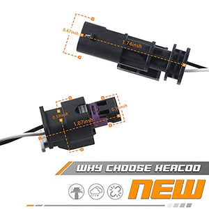 HERCOO Tailgate Step Light LED Truck Bed Multi-Pro Lamp Wire Harness Compatible with GMC Sierra 1500 2500 HD 3500 HD 2020-2021 Chevrolet Silverado 1500 2500 HD 3500 HD 2020