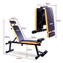 Load image into Gallery viewer, Antetek Adjustable Weight Bench Utility Exercise Workout Bench Flat/Incline/Decline Bench Press for Home Gym, Easy &amp; Fast Folding
