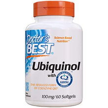 Load image into Gallery viewer, Doctor&#39;s Best Ubiquinol with Kaneka QH, Non-GMO, Gluten Free, Soy Free, Heart Health, 100 mg, 60 Softgels
