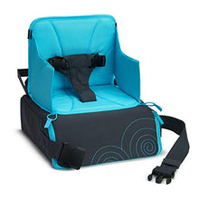 Load image into Gallery viewer, Munchkin Brica GoBoost Travel Booster Seat, Blue/Grey , 11.5x5.5x11.5 Inch (Pack of 1)
