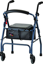 Load image into Gallery viewer, NOVA Medical Products Cruiser II Walker, Blue
