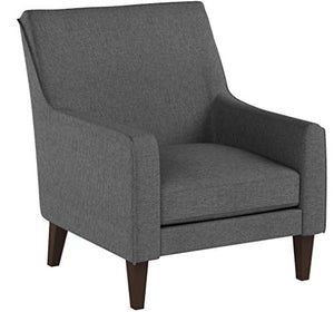 Amazon Brand – Stone & Beam Cheyanne Modern Living Room Accent Arm Chair, 30.7"W, Caviar