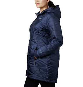 Columbia Women's Plus Mighty Lite Hooded Jacket, Nocturnal, 1X