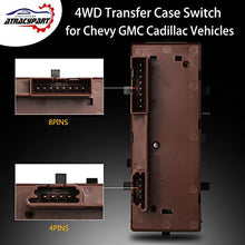 Load image into Gallery viewer, 4x4 Switch 4WD Wheel Drive Switch for | 2003-2007 Chevy Silverado Suburban Avalanche Tahoe, GMC Sierra Yukon, Cadillac Escalade | Replaces OE# 19259313, 901-072
