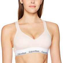 Load image into Gallery viewer, Calvin Klein Women's Modern Cotton Lightly Lined Bralette, Nymph'S Thigh, Medium
