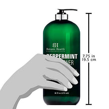 Load image into Gallery viewer, BOTANIC HEARTH Peppermint Oil Shampoo and Conditioner Set - Hair Blooming Formula with Keratin for Thinning Hair - Fights Hair Loss, Promotes Hair Growth-Sulfate Free for Men and Women - 16 fl oz x 2
