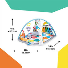 Load image into Gallery viewer, Baby Einstein 4-in-1 Kickin&#39; Tunes Music and Language Play Gym and Piano Tummy Time Activity Mat
